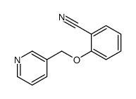 2-(pyridin-3-ylmethoxy)benzonitrile Structure