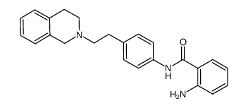 2-amino-N-(4-(2-(3,4-dihydroisoquinolin-2(1H)-yl)ethyl)phenyl)benzamide picture