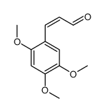 3-(2,4,5-trimethoxyphenyl)prop-2-enal Structure