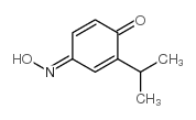 2,5-Cyclohexadiene-1,4-dione,2-(1-methylethyl)-,4-oxime(9CI)结构式