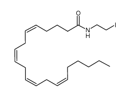 N-(2-iodoethyl)arachidonylamide结构式