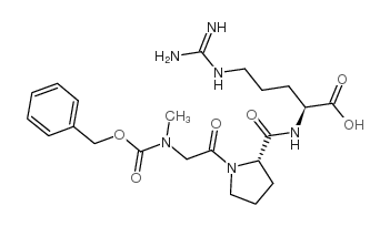 Z-Sar-Pro-Arg-OH结构式