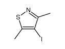 3,5-dimethyl-4-iodoisothiazole结构式