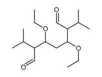 3,5-diethoxy-2,6-di(propan-2-yl)heptanedial结构式