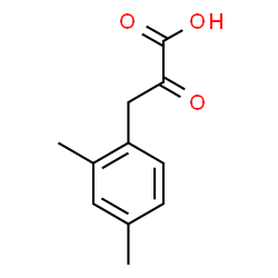 BENZENEPROPANOIC ACID, 2,4-DIMETHYL-.ALPHA.-OXO- structure