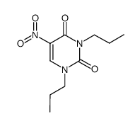 5-nitro-1,3-bis-n-propyluracil Structure