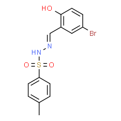 N'-(5-Bromo-2-hydroxybenzylidene)-4-methylbenzenesulfonohydrazide structure