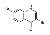 3,7-Dibromo-4-hydroxyquinoline structure