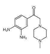 1-(3,4-diaminophenyl)-2-(4-methylpiperazin-1-yl)ethanone Structure