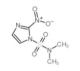 N,N-Dimethyl-2-nitro-1H-imidazole-1-sulfonamide结构式