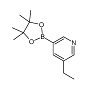 5-Ethylpyridine-3-boronic acid pinacol ester Structure