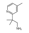 2-methyl-2-(4-methylpyridin-2-yl)propan-1-amine Structure