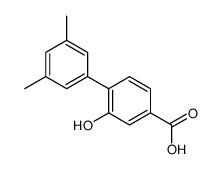 4-(3,5-dimethylphenyl)-3-hydroxybenzoic acid结构式