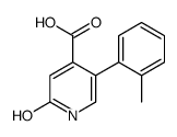 5-(2-methylphenyl)-2-oxo-1H-pyridine-4-carboxylic acid Structure