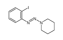 1-(2-iodophenyl)-2-(piperidin-1-yl)diazene结构式