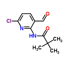 N-(6-Chloro-3-formylpyridin-2-yl)pivalamide Structure