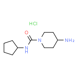 4-Amino-N-cyclopentylpiperidine-1-carboxamide hydrochloride picture