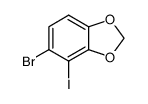 5-Bromo-4-iodo-1,3-benzodioxole Structure