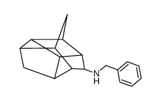 8-(Benzylamino)pentacyclo(5.4.0.0(sup 2,6).0(sup 3,10).0(sup 5,9))undecane Structure