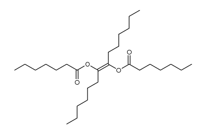 7-tetradecene-7,8-diol diheptanoate Structure