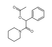 1-(acetoxy-phenyl-acetyl)-piperidine结构式