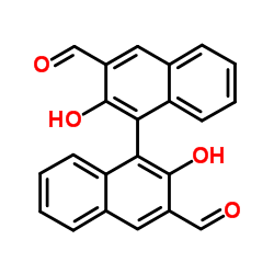 S-2,2'-dihydroxy-[1,1'-Binaphthalene]-3,3'-dicarboxaldehyde Structure