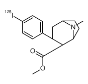 methyl (1S,3S,4S,5R)-3-(4-iodanylphenyl)-8-methyl-8-azabicyclo[3.2.1]octane-4-carboxylate结构式
