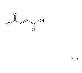 fumaric acid ammonium salt Structure