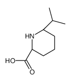 2-Piperidinecarboxylicacid,6-(1-methylethyl)-,(2S-cis)-(9CI) structure