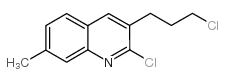 2-Chloro-3-(3-chloropropyl)-7-methylquinoline Structure