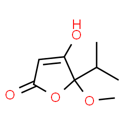 2(5H)-Furanone,4-hydroxy-5-methoxy-5-(1-methylethyl)-(9CI) structure