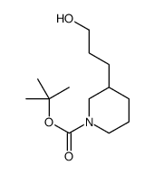 3-(3-羟基丙基)哌啶-1-羧酸叔丁酯图片