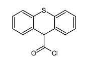 9H-thioxanthene-9-carbonyl chloride Structure