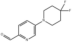 5-(4,4-Difluoropiperidin-1-yl)picolinaldehyde结构式