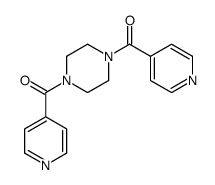 [4-(pyridine-4-carbonyl)piperazin-1-yl]-pyridin-4-ylmethanone结构式