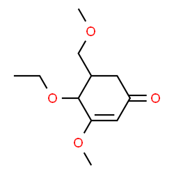 2-Cyclohexen-1-one,4-ethoxy-3-methoxy-5-(methoxymethyl)-(9CI) structure