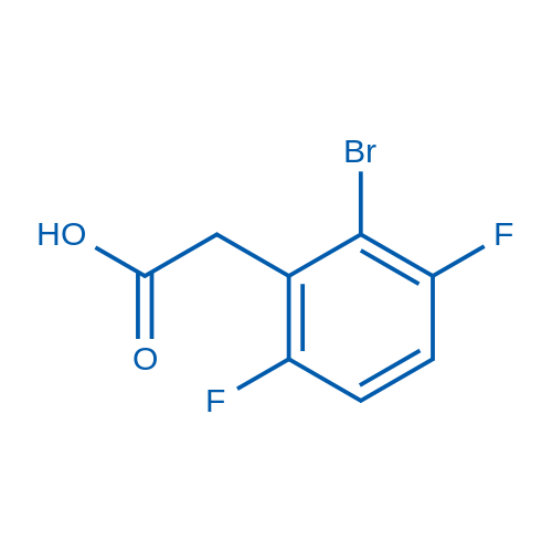 2-(2-Bromo-3,6-difluorophenyl)acetic acid picture