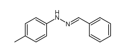 N-benzylidene-N'-(4-tolyl)hydrazine Structure