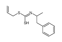 prop-2-enyl N-(1-phenylpropan-2-yl)carbamodithioate Structure