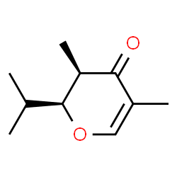 4H-Pyran-4-one,2,3-dihydro-3,5-dimethyl-2-(1-methylethyl)-,cis-(9CI) Structure