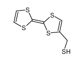 [2-(1,3-dithiol-2-ylidene)-1,3-dithiol-4-yl]methanethiol结构式