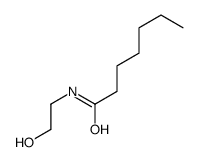 N-(2-hydroxyethyl)heptanamide Structure