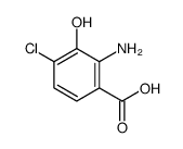 4-chloro-3-hydroxyanthranilic acid Structure