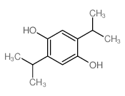 1,4-Benzenediol,2,5-bis(1-methylethyl)- Structure