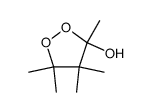 3,4,4,5,5-pentamethyl-[1,2]dioxolan-3-ol Structure