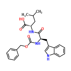 Z-D-Trp-Leu-OH Structure