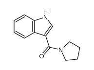 (1H-INDOL-3-YL)(PYRROLIDIN-1-YL)METHANONE结构式