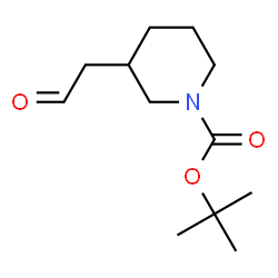 (S)-1-Boc-3-(2-Oxoethyl)Piperidine structure