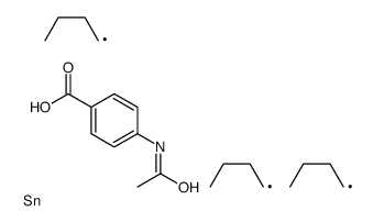 [(4-Acetylaminobenzoyl)oxy]tributylstannane结构式