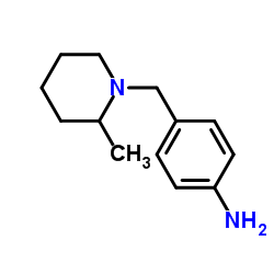 4-(2-METHYL-PIPERIDIN-1-YLMETHYL)-PHENYLAMINE Structure